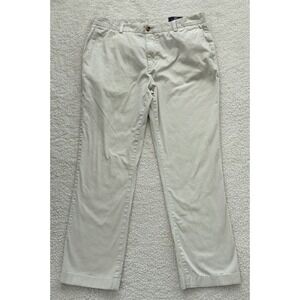 Mens Vineyard Vines Khaki Pants 36x33 Dress Straight Leg Cotton Stretch